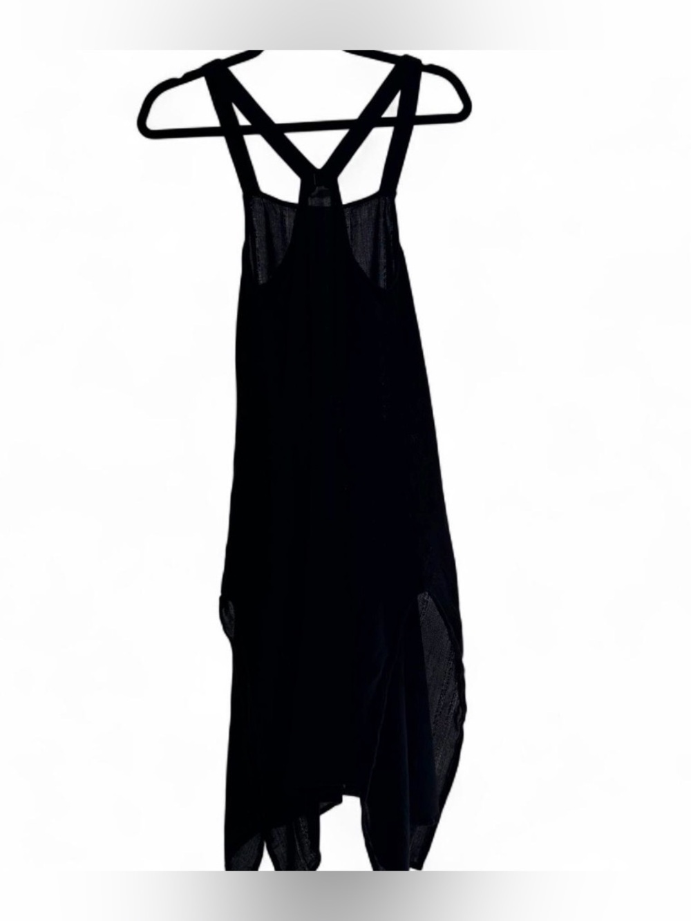 O'Neill Salt Water Solids Handkerchief Hem Midi Dress/swim cover-up
Size S